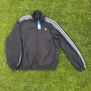 Adidas Originals Track Jacket Black 3 Stripes
